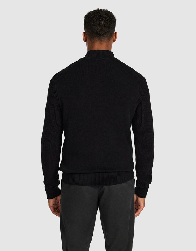 Tarocash - Jaxley Zip Neck Knit