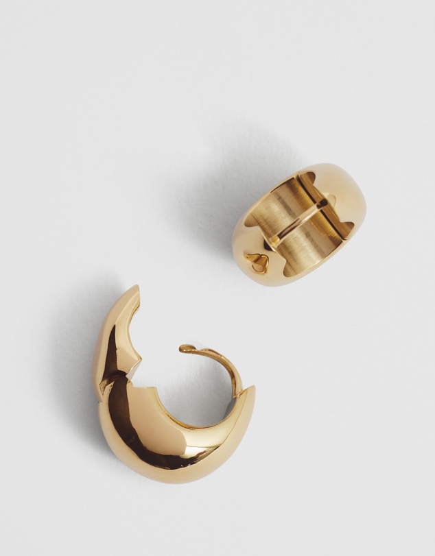 Country Road - Tarnish-resistant Small Bubble Hoop