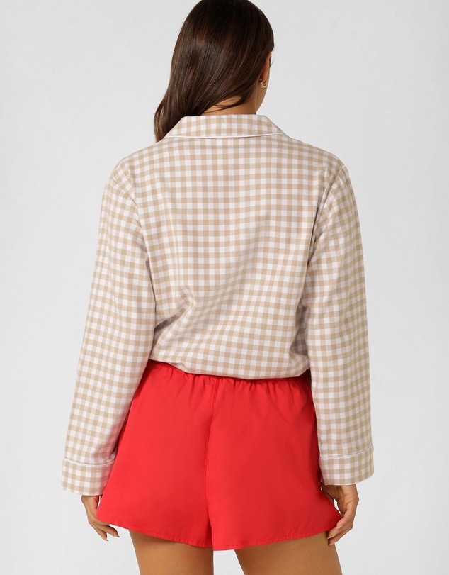 Lorna Jane - Flannel Lounge Shirt