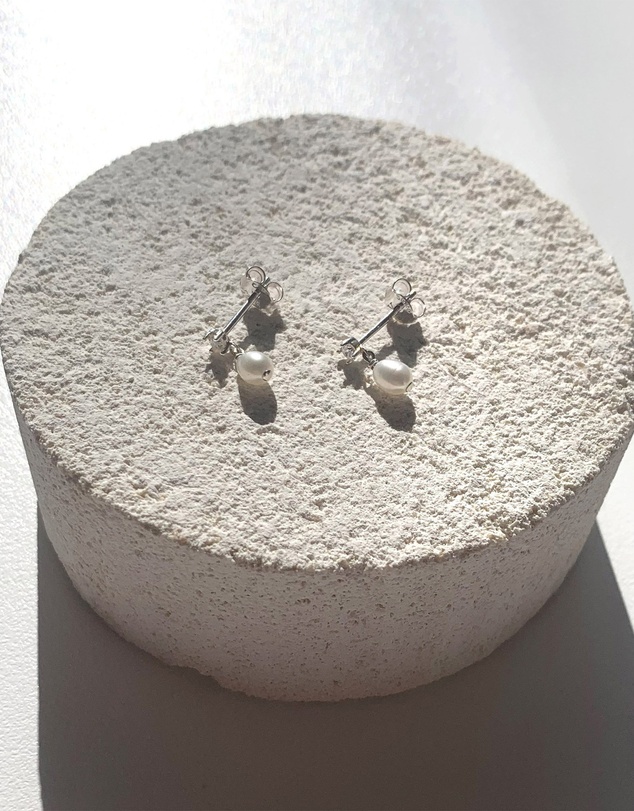 SAINT VALENTINE - Aspen Mini Drop Earrings - Silver