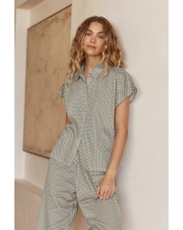 Gingerlilly - Marlie Diamond Print Cotton PJ