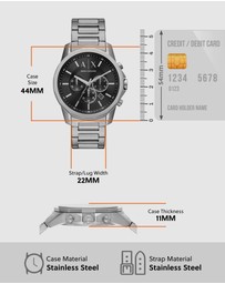 Armani Exchange - Armani Exchange Silver Watch AX1720