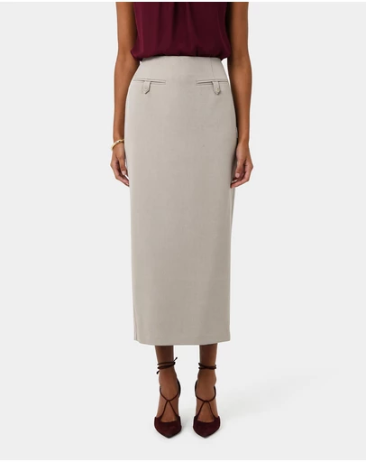 Forcast - Milla Column Midi Skirt