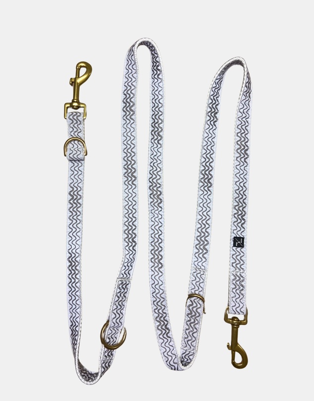 Mog & Bone - Multi-Function Hemp Dog Lead - Mocha Wave