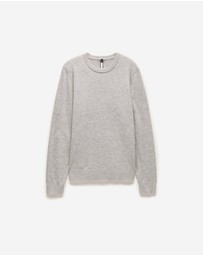 Calibre - Ultra Fine Merino Wool Sweater Silver