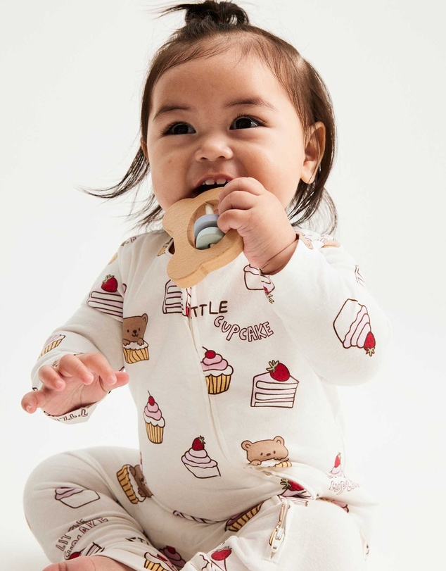 Cotton On Kids - Growie Long Sleeve Zip Romper