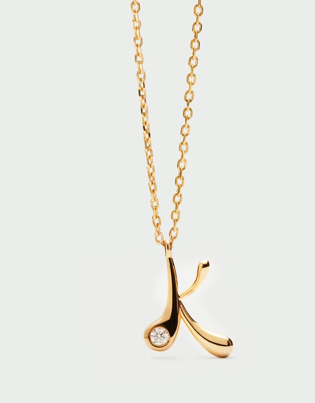 PDPAOLA - Initial 2026 K Pendant Necklace