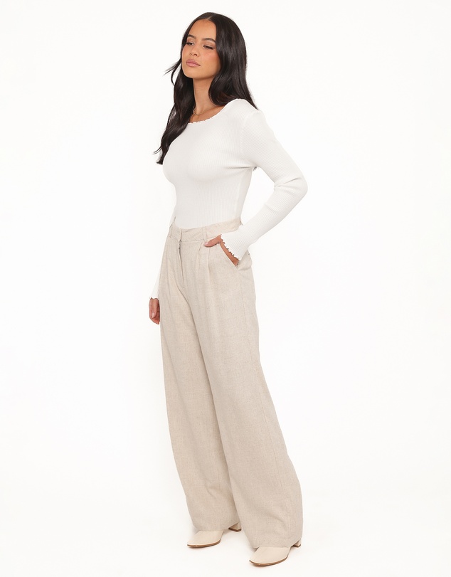 Petal & Pup - Dean Linen Pants - Beige