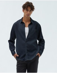 AERE - Resort Linen LS Shirt