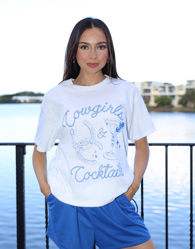 Vacancy Co - Cowgirls & Cocktails Tee