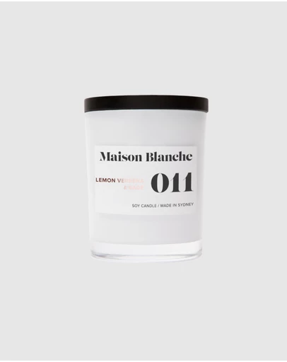 Maison Blanche - 011 Lemon Verbena & Sage - Medium Candle