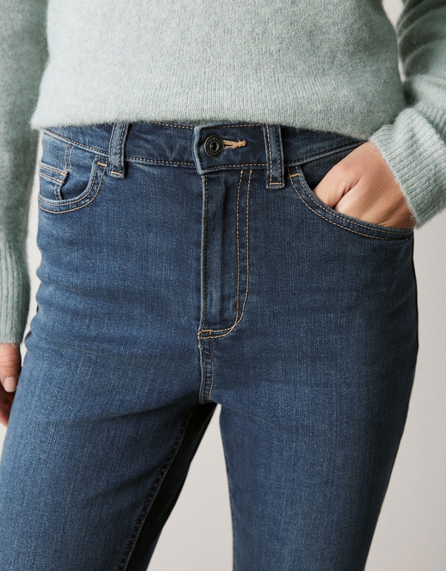 Trenery - Slim Jean in Washed Indigo