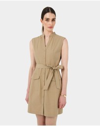 Forcast - Kiran Utility Tie Dress