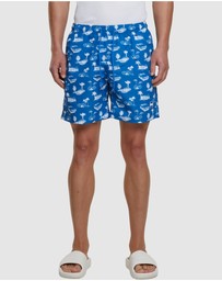 Urban Classics - Pattern Swim Shorts
