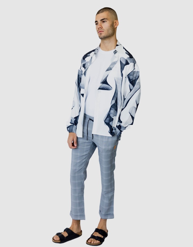 Justin Cassin - Lark Print Casual Shirt
