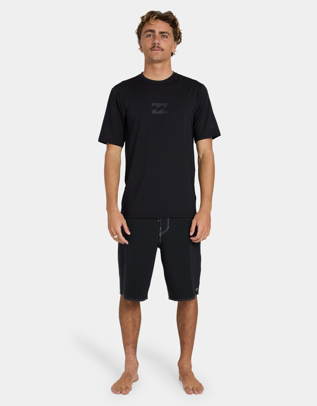 Billabong - Mens All Day Wave Loose Fit Short Sleeve Rashguard