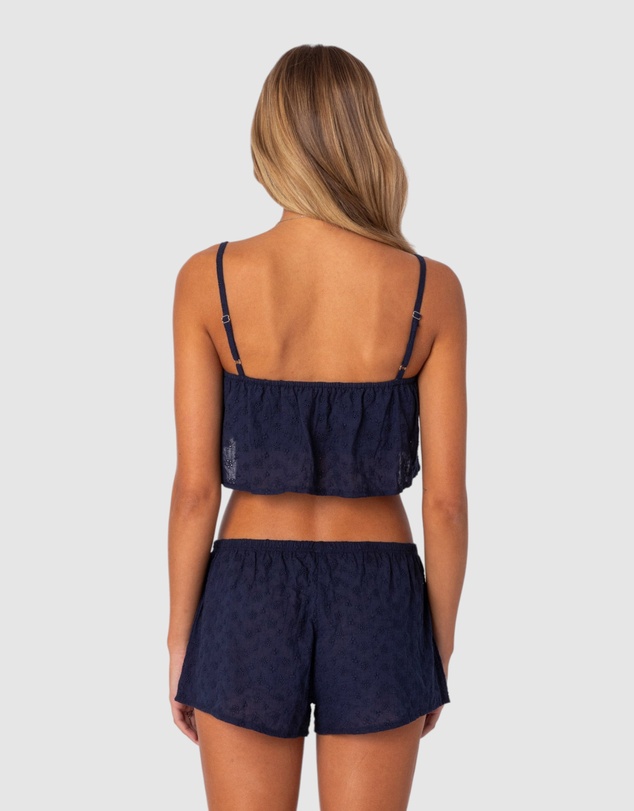 EDIKTED - Edan Eyelet Crop Top