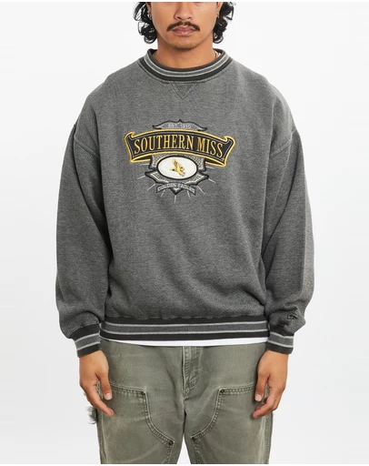 Vintage by The Real Deal - Pre Loved - 90s NCAA Southern Miss Golden Eagles Sweatshirt