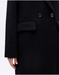 Minima Esenciales - Maren Brushed Wool Long Coat