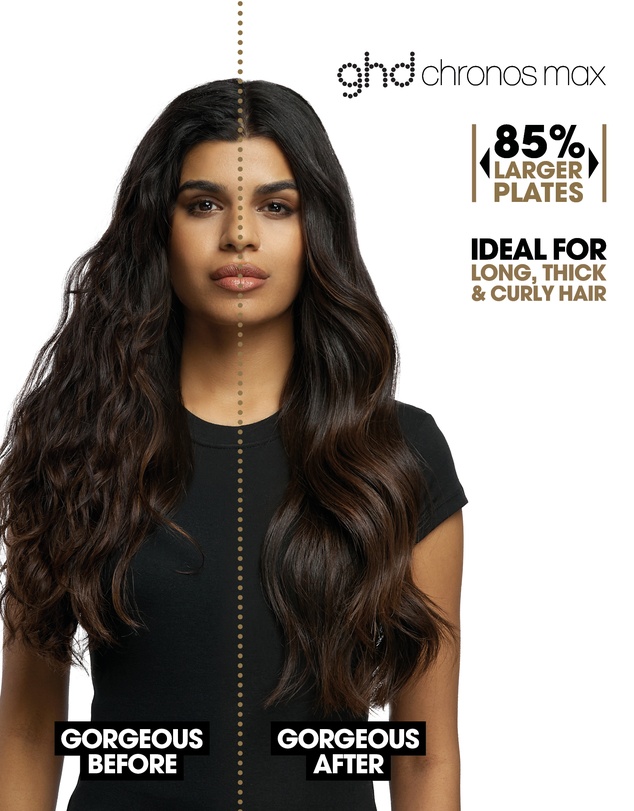 ghd - chronos max™ Wide Plate Hair Straightener in Black