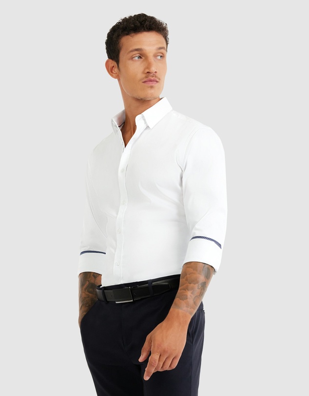 Tarocash - Iko Slim Stretch Bamboo Shirt