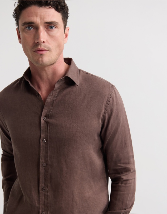 Oxford - Cooper Ls French Linen Shirt