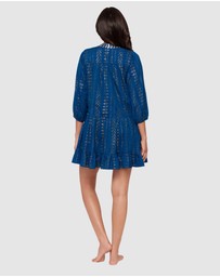 Miraclesuit Swimwear  - Beach Etc Mini Length Jacquard Cotton Beach Dress