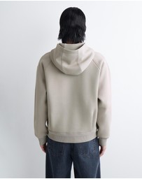 COS - Cotton-Piqu Zip-Up Hoodie
