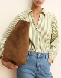 Emme - Green Stripe Poplin Shirt