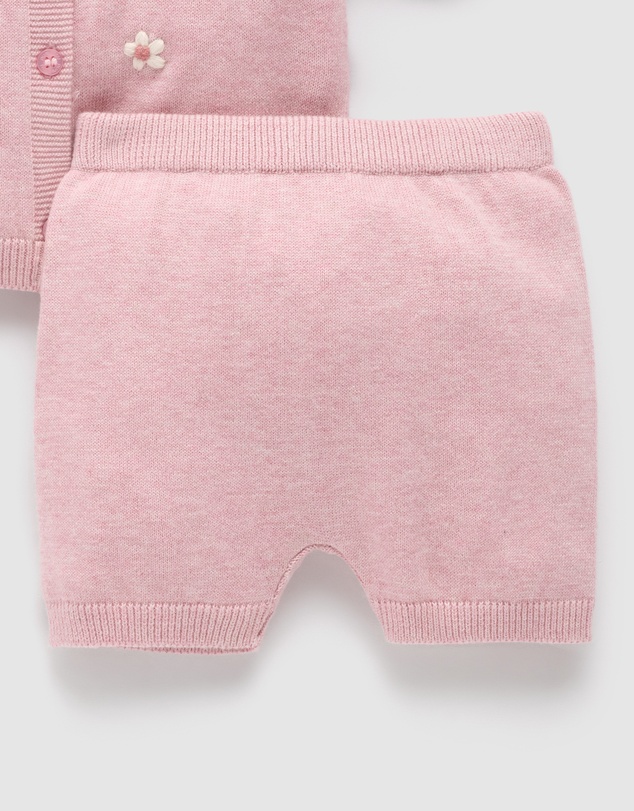 Purebaby - Knitted Embroidered Set-Kids-Babies