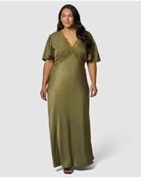 Sunday In The City - Electric Guitars Maxi Dress