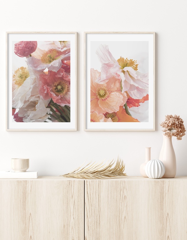 Olive et Oriel - Luxe Poppy II Art Print