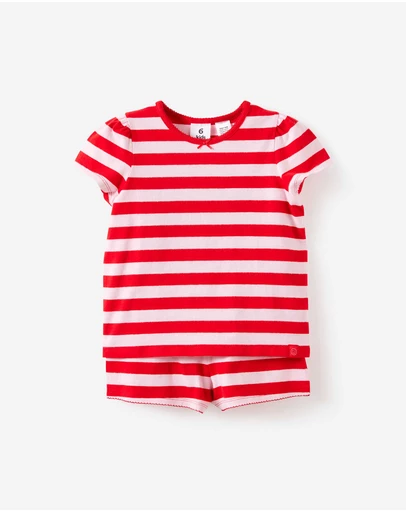 Cotton On Kids - Dreamdrift Puff Short Slv Pj Set