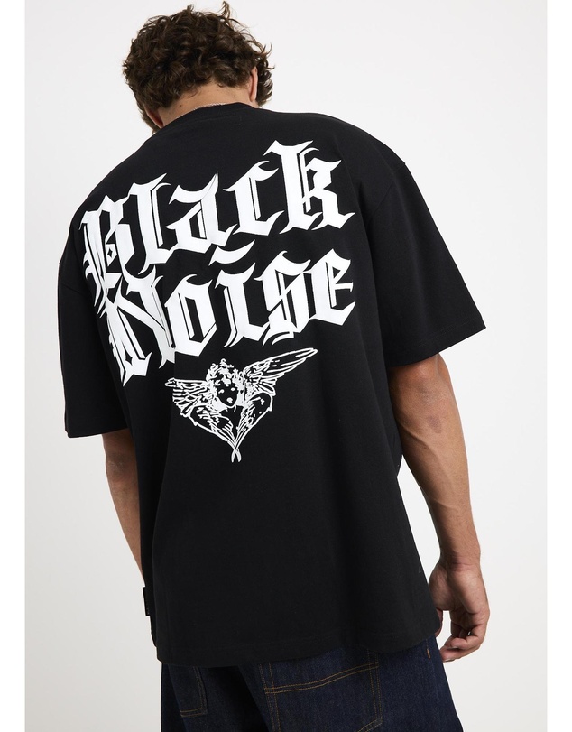 Black Noise White Rain - Crude Short Sleeve T-Shirt