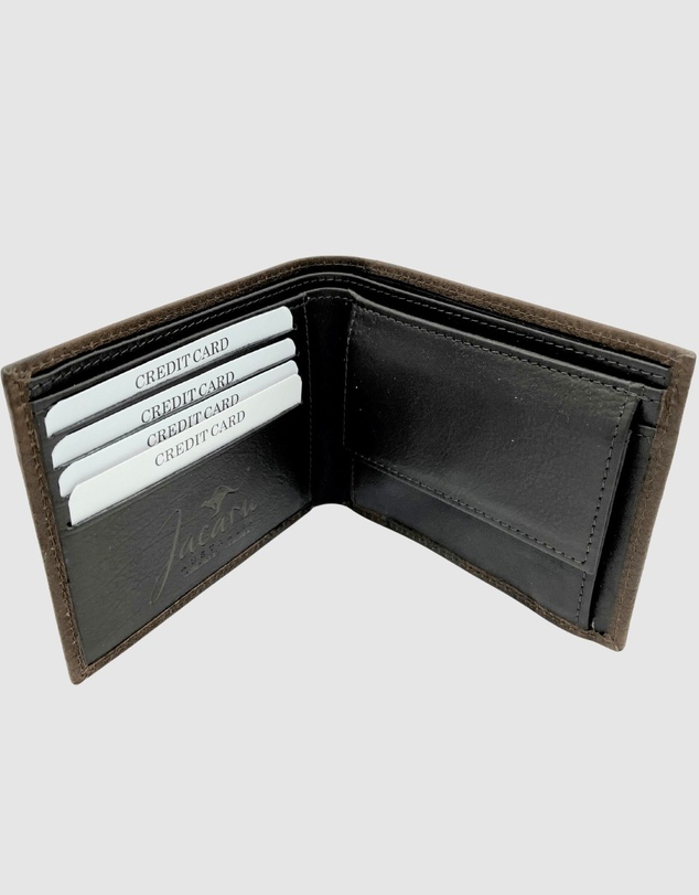 Jacaru - Jacaru 5789 Kangaroo Leather Credit Card Wallet
