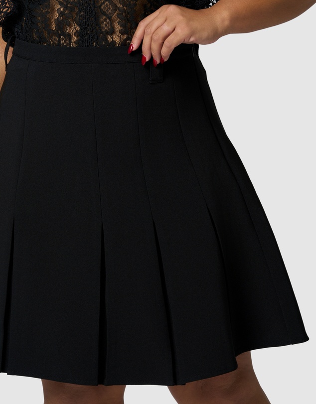 Sunday In The City - Empire Pleated Mini Skirt
