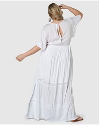 The Poetic Gypsy - Floating Clouds Maxi Dress