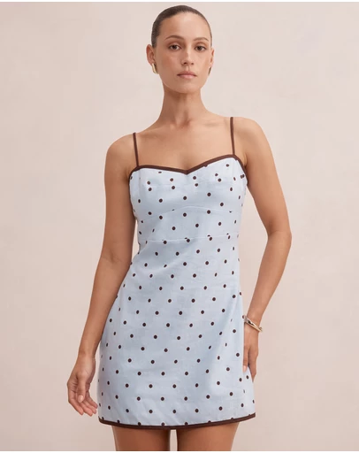 Forever New Petite - Jenny Petite Piped Mini Dress