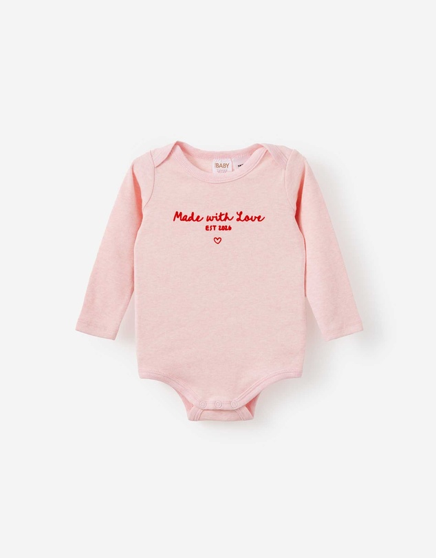 Cotton On Kids - Organic Long Sleeve Bubbysuit