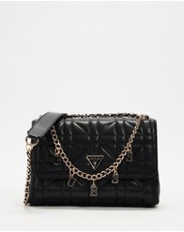 GUESS - Edita Convertible Crossbody Flap Charms