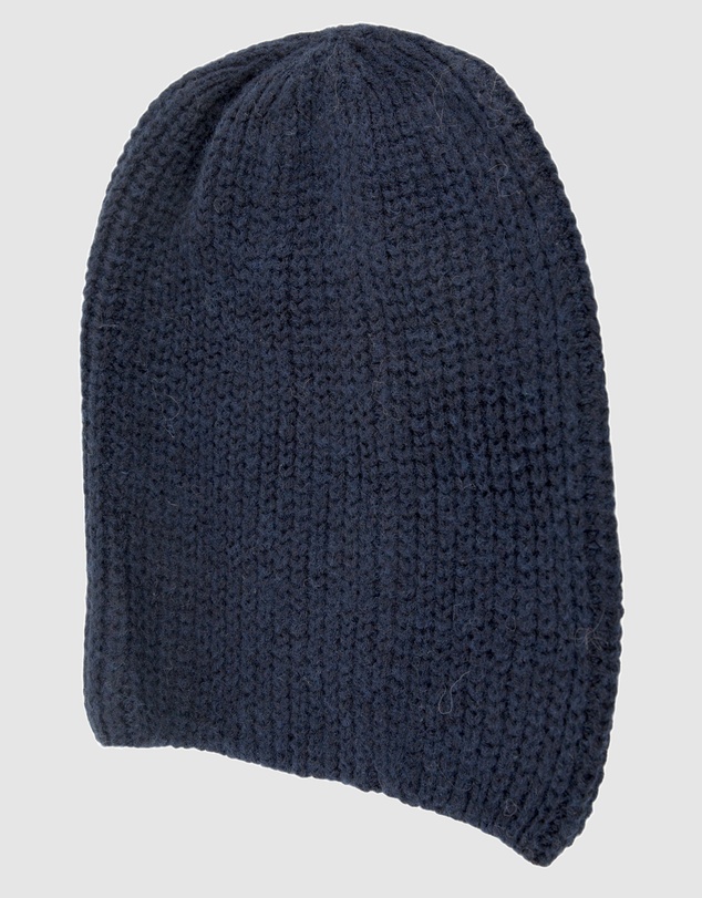 Max Alexander - European Made Navy Soft Wool Beanie