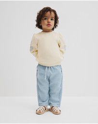 Country Road - Scalloped Chambray Pant