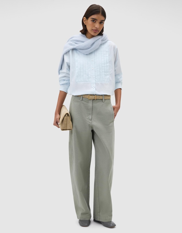 Oroton - Washed Pleated Shirt