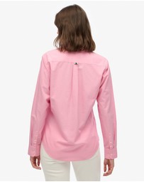 Superdry - Slim Oxford Long Sleeve Shirt