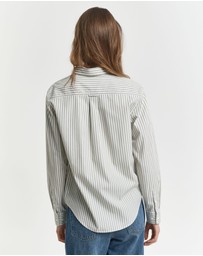Gant - Regular Fit Striped Poplin Shirt