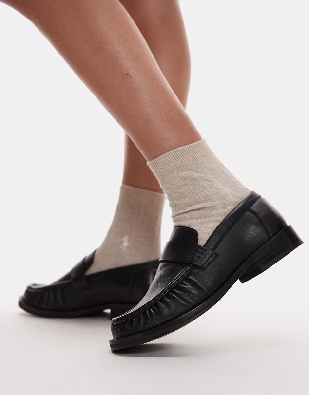 TOPSHOP - Carey Leather Loafers