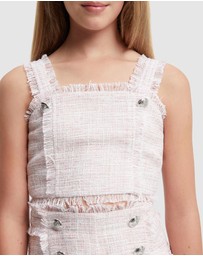 Bardot Junior - Gamela Boucle Top - Kids-Teens