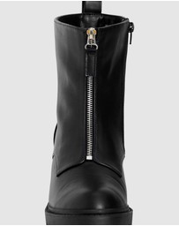 City Chic - WIDE FIT Zelda Zip Ankle Boot