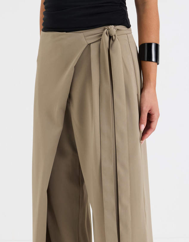 Calli - Jane Wrap Waist Tie Pants