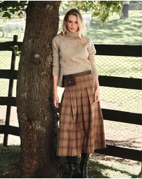 Forcast - Jada Notch Hem Turtleneck Knit